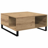 Coffee Table Artisan Oak 80 x 80 x 36.5 cm Engineered Wood 881670