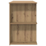 Desk with Shelf Artisan oak 140 x 50 x 75 cm Engineered wood 879648