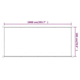 Vertical Awning Blue 180x1000 cm Oxford Fabric 148470