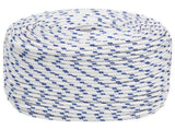 Multipurpose Utility Rope 8 mm 250 m White and Blue PP 3473061