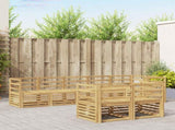Outdoor Sofa Set 8 pcs White 304 x 126.5 x 73 cm 3392014
