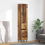 Highboard Old Wood 34.5 x 34 x 180 cm Engineered Wood 3415689