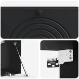 Wall-Mounted TV Cabinet Black 98 x 31 x 30 cm Engineered Wood 898216