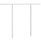 Awning Post Set White 300x245 cm Iron 315093