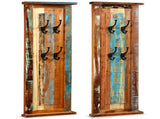 Coat Racks 2 pcs Solid Reclaimed Wood 38x100 cm 244588