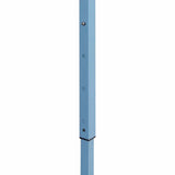 Professional Folding Party Tent with 4 Sidewalls 3x4 m Steel Blue 48891