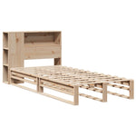 Bookcase Bed without Mattress 90x190 cm Single Solid Wood 3323908