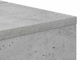 Studio Desk Concrete Grey 110 x 40 x 19.5 cm Engineered Wood 8006687
