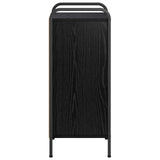 Book Cabinet 43 x 33 x 80 cm Engineered Wood Black Oak 8013884