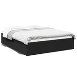 Bed Frame without Mattress Black 150x200 cm 3281008