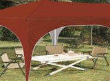 Pop-up Party Tent 575 x 288 x 245 cm Terracotta Oxford Fabric 42019886