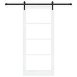 Sliding Door ORKDAL White and Black 93 x 211 cm 3331870