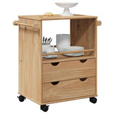 Kitchen Trolley OTTA 59x45x80 cm Solid Wood Pine 4013465