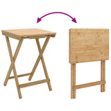 Kitchen Table Folding Manual Natural 40 x 30 x 53.5 cm Bamboo 42028296