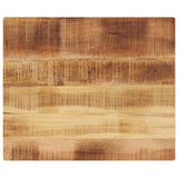 Table Top 60x50x3.8 cm Rectangular Solid Wood Rough Mango 371392