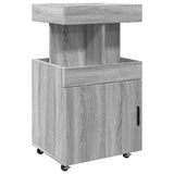 Bar Cart Grey Sonoma 50x41x89 cm Engineered Wood 848267