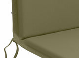 High Back Chair Cushion GEMERT 2 pcs 100% Polyester Olive Green 945687