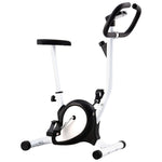 ZNTS Exercise Bike with Belt Resistance Black 92009