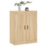 Wall Mounted Cabinet Sonoma Oak 69.5x34x90 cm Engineered Wood 830399