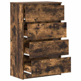 815075 Sideboard Smoked Oak 60x35x98,5 cm Engineered Wood