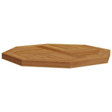 Table Top 50x50x2.5 cm Octagonal Solid Wood Teak 366663