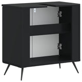 Bathroom Sink Cabinet BREDA Black 59.5 x 31.5x 59 cm 897446