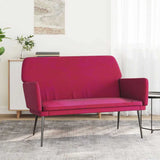 Bench Wine Red 108x79x79 cm Velvet 351386