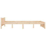 ZNTS 3103559 Bed Frame without Mattress with Drawers 140x200 cm