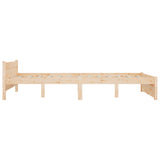 ZNTS 3103559 Bed Frame without Mattress with Drawers 140x200 cm