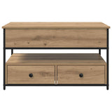 Coffee Table Artisan Oak 85 x 50 x 50 cm Engineered Wood 883056