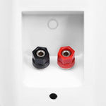 ZNTS Wall-mounted Stereo Speakers 2 pcs White Indoor Outdoor 80 W 70161