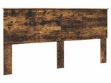 Bed Frame with Drawer Smoked Oak 150 x 200 cm Engineer Wood 3411107