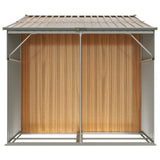Garden Shed Light Brown 277x192.5x179 cm Galvanised Steel 3188298