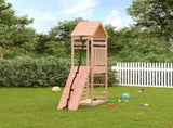 Playhouse with Climbing Wall Solid Wood Douglas 3156920