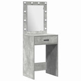 Dressing Table Set 3 pcs Concrete Grey Engineered Wood 3334293