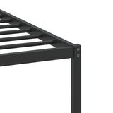 Bed Frame without Mattress Smoked Oak 90x200 cm Engineered Wood 4106736