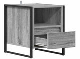 Bedside Table with Drawer 2 pcs Grey Sonoma 39.5 x 30 x 50 cm 886661