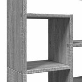 Bookcase Grey Sonoma 72x20x120,5 cm Engineered Wood 858161