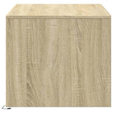 Coffee Table with LED Lights Sonoma Oak Engineered Wood 851986