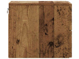 Wall-Mounted Bedside Cabinet 2 pcs Old wood 34.5 x 33 x 40 cm 898822