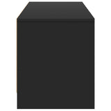 TV Cabinet with LED Black 165 x 34 x 40 cm Engineered Wood 3418717
