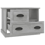 Bedside Cabinet Concrete Grey 60x39x45 cm 816364