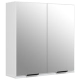 ZNTS 3 Piece Bathroom Cabinet Set White Engineered Wood 3115876