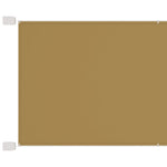 ZNTS Vertical Awning Beige 60x800 cm Oxford Fabric 148252