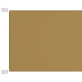 ZNTS Vertical Awning Beige 60x800 cm Oxford Fabric 148252