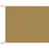 Vertical Awning Beige 140x1200 cm Oxford Fabric 148268