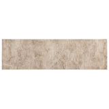 Kitchen Rug Beige Concrete 300 x 60 cm 100% Polyamide Washable 42045703