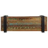 ZNTS Wall Shelf Multicolour Solid Wood Reclaimed 4017486