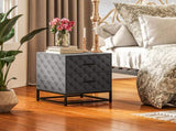 Bedsides Set of 2, Modern Bedside Nightstand with 2 Drawers, Bedside Cabinet Sofa Side T3398P329593