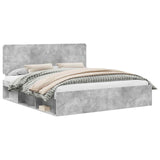 Bed Frame with Headboard Concerte 180 x 200 cm Solid Pine Wood 3412455